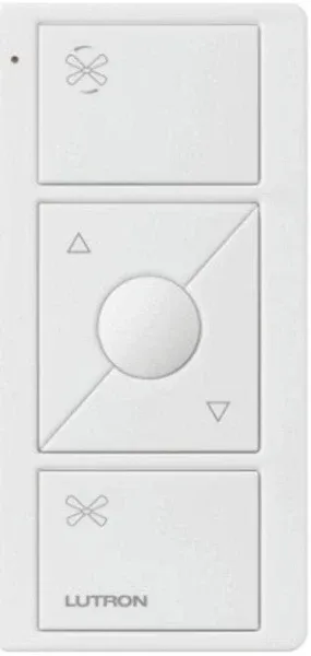 Lutron Pico Caseta Remote Fan Control White