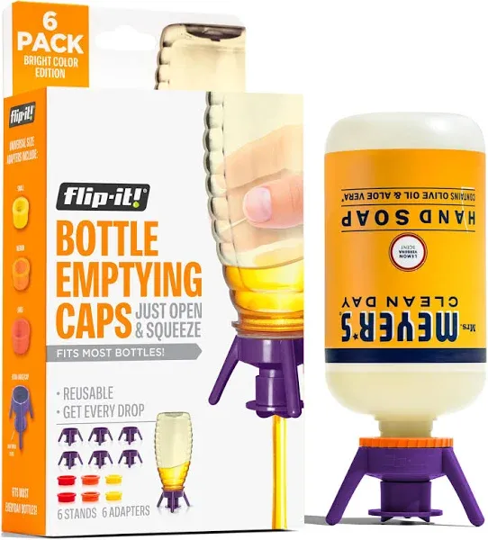 Flip-It! Bottle Emptying Kit Deluxe 6-Pack