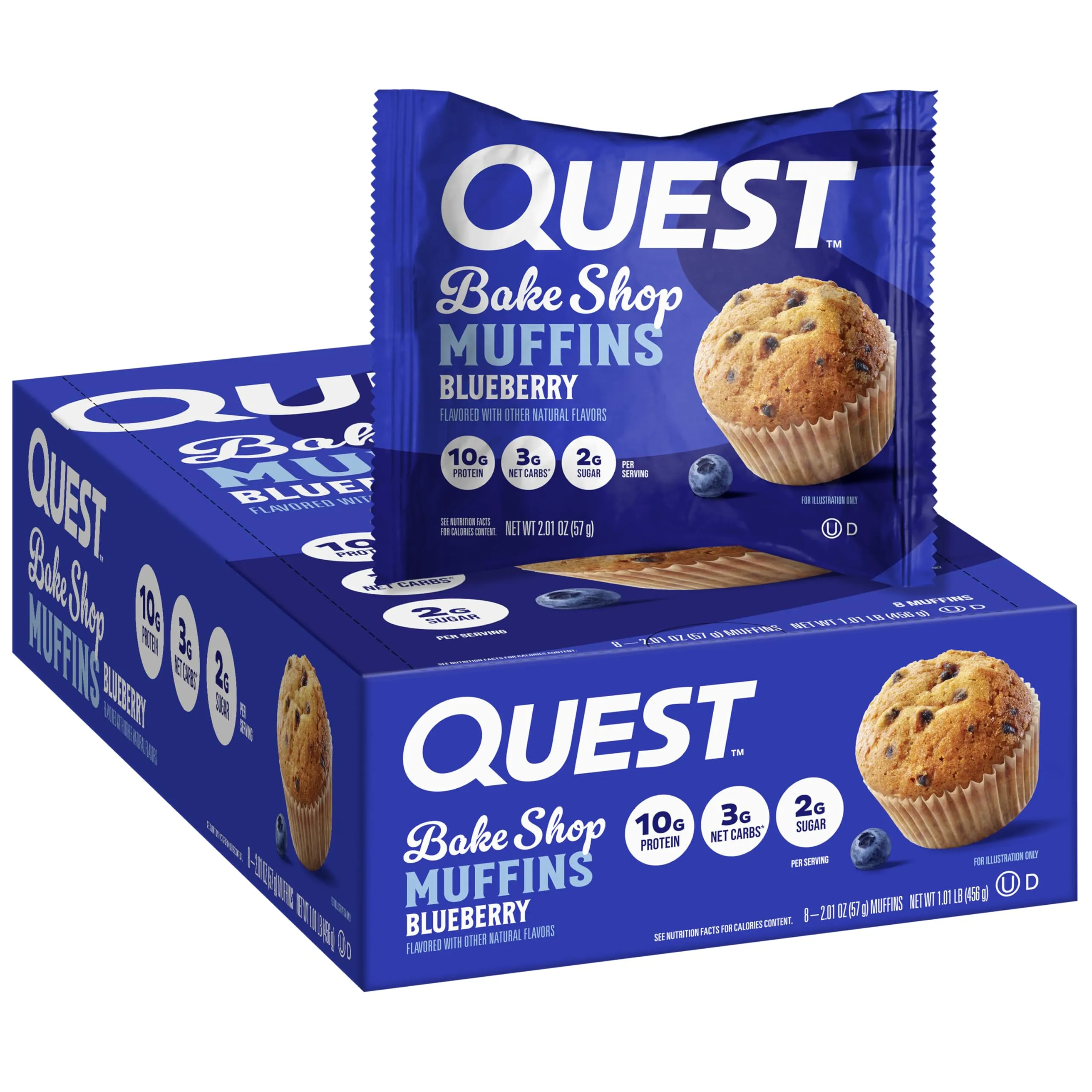 Quest Bake Shop Blueberry Muffins