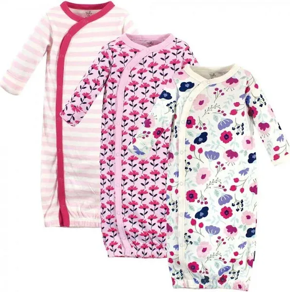 Touched by Nature Baby Girl Organic Cotton Kimono Gowns