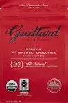 Guittard Baking Wafers Bittersweet Chocolate 74% Organic 12 oz (Pack of 8)