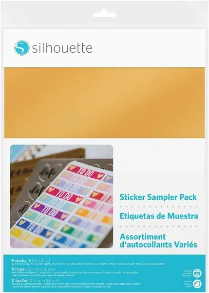 Silhouette Sticker Sampler Pack