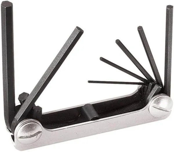 Klein Seven-Key Metric Folding Hex-Key Set