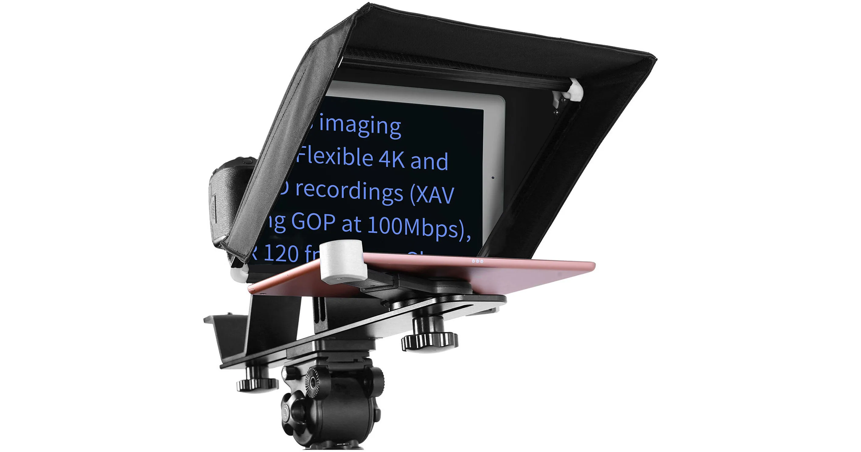 GVM TQ-M Teleprompter for Tablets and Smartphones with Remote Control & App