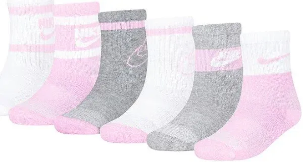 Nike Boys' 6-Pack Cushioned Dri-FIT Crew Socks