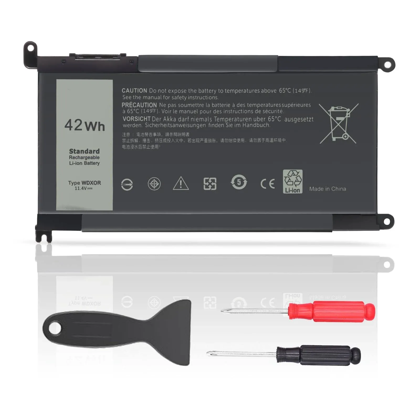 WDXOR WDX0R Battery For Dell Inspiron 15 5565 5567 5568 5570 5575 5578