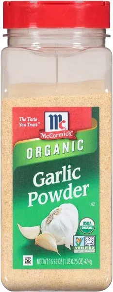 McCormick Garlic Powder, Organic - 16.75 oz