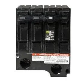 Square D HOM2200BB 200 Amp 2 Pole Circuit Breaker