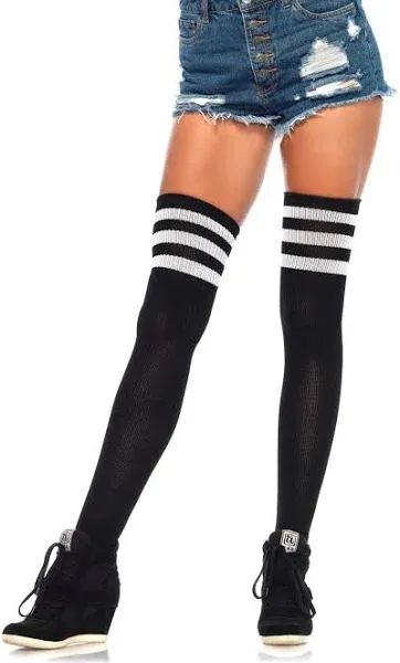 Athlete Women's Ribbed Thigh Highs