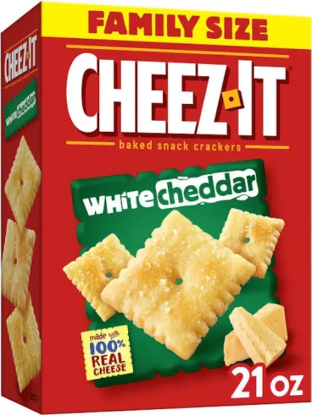 Cheez-It White Cheddar Baked Snack Cheese Crackers - 2.2 oz