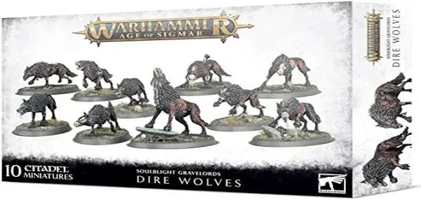 Dire Wolves Soulblight Gravelords AOS Warhammer Sealed