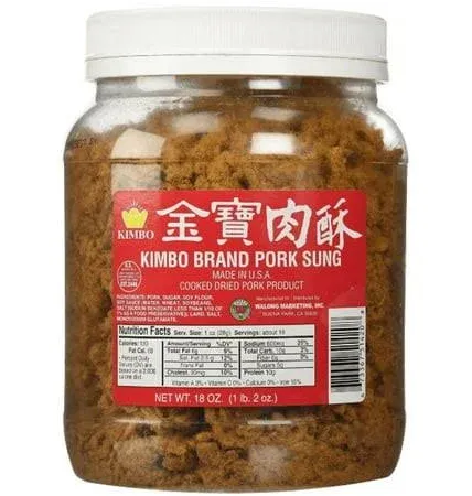 Kimbo Pork Sung - 18 oz jar