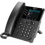 POLY 350 IP phone Black 6 lines LCD