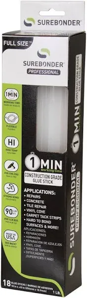 Surebonder Cg-1r10t Construction Grade Glue Sticks