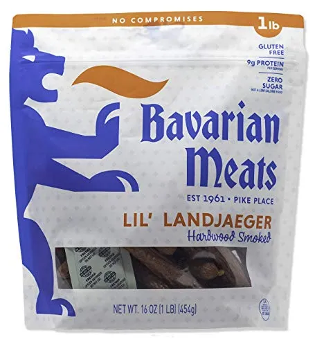 Bavarian Meats Lil' Landjaeger Hardwood Smoked Sticks