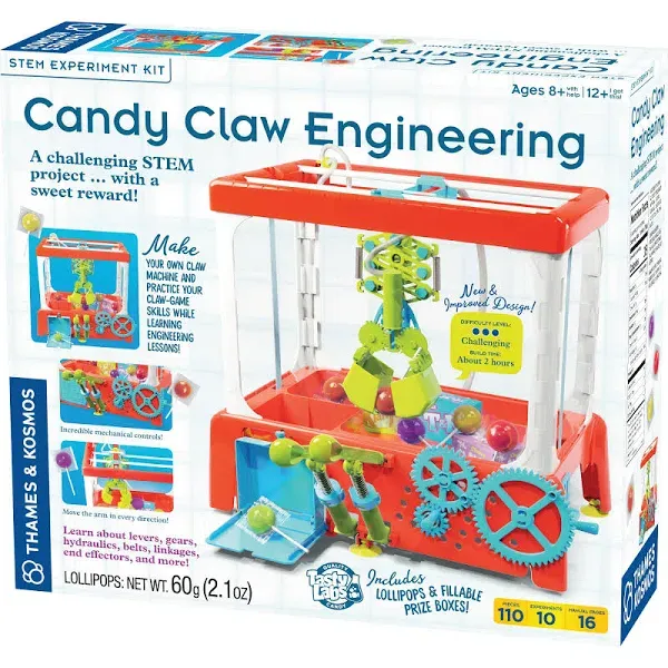 Thames &amp; Kosmos Candy Claw Machine Arcade Game Make Lab Kit