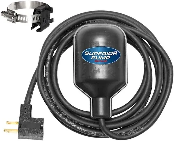 Superior Pump Wide Angle Float Switch 