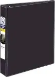 Avery 17167 Black Mini Durable View Binder with 1" Round Rings