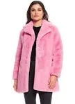 Donna Salyers Fabulous Furs Le Mink Faux Fur Jacket in Light Pink at Nordstrom, Size X-Large