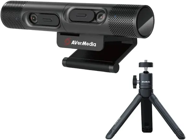 AVerMedia PW313D DualCam - 5MP USB Webcam, Auto-focus, 30fps