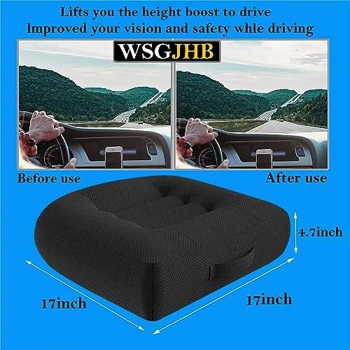 Car Booster Seat Cushion Posture Cushion Portable Breathable Mesh, Effectively I