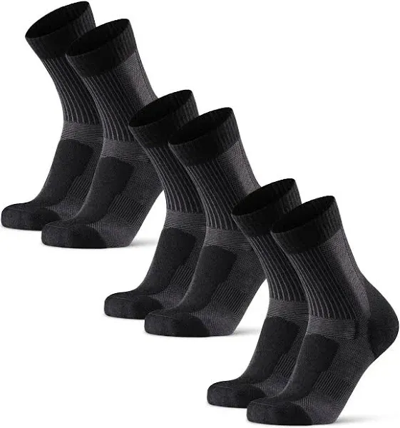 DANISH ENDURANCE Merino Wool Light Hiking Socks for Men