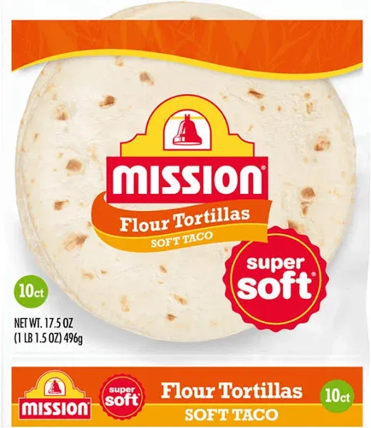 Mission Soft Taco Flour Tortillas