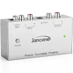 Phono Turntable Preamp Jancane Phono Preamp for Turntable Record Play Phonograph Preamplifier with RCA Input Rcatrs Output