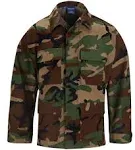 Propper Men's BDU 4 Pocket Coat, Woodland Camo, 4XL