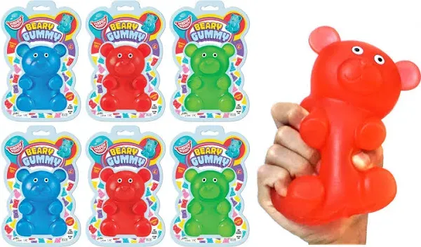 happy bunch® beary gummy squeeze sensory toy