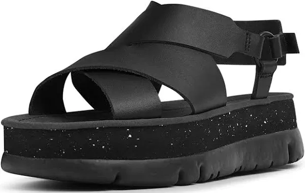 Camper Women's Fashion Sandal, Black, 5