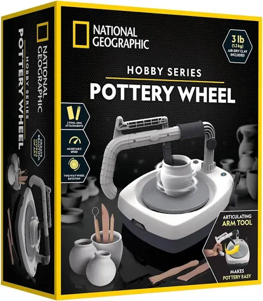 National Geographic Hobby Pottery Wheel Kit