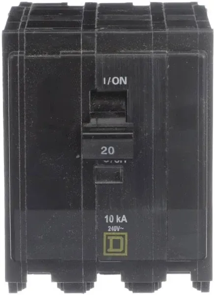 Square D - QO350CP Circuit Breaker, Black