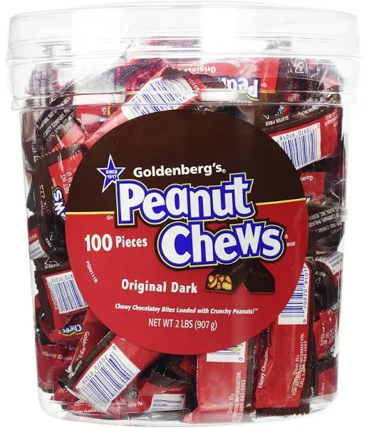 Original Dark Chocolate Goldenberg's Peanut Chews