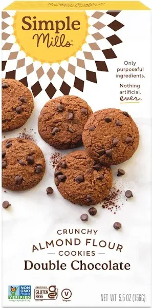 Simple Mills Crunchy Double Chocolate Cookies