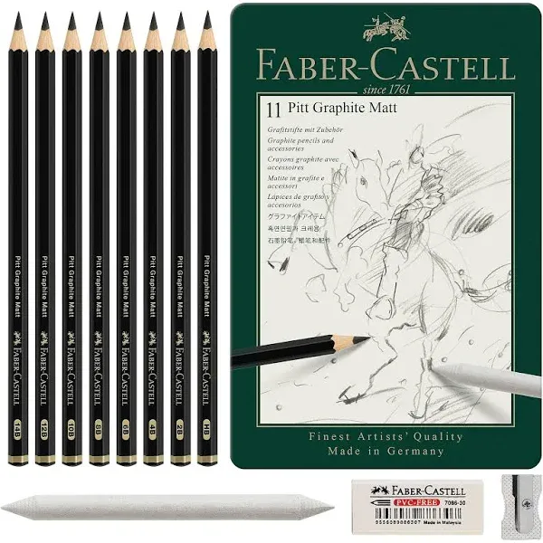 Faber-Castell® PITT® Matte Graphite Pencil Set