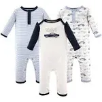 Hudson Baby Union Suits/Coverall<wbr/>s, 3-Pack, Antique Cars