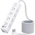 Etokfoks Mountable 12-Outlet Power Strip Surge Protector