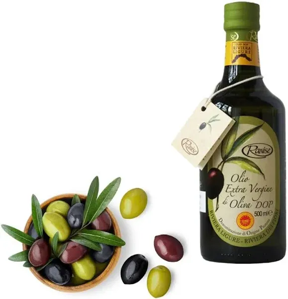 Ligurian Italian Extra Virgin Olive Oil DOP 16.9 fl oz