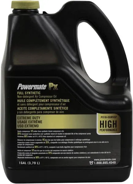 Powermate 1 gal. Full Synthetic Air Compressor Oil