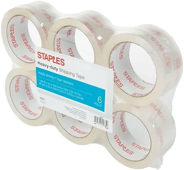 Staples Heavy Duty Shipping Packing Tape