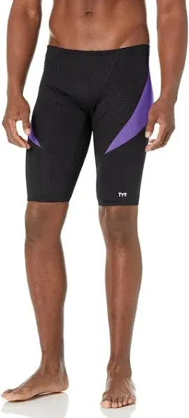 TYR Men's Durafast Elite Hexa Curve Splice Jammer Swimsuit