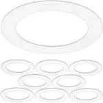 Lighting Labs Gloss White Goof Trim Ring for Recessed Can Lighting Down Light