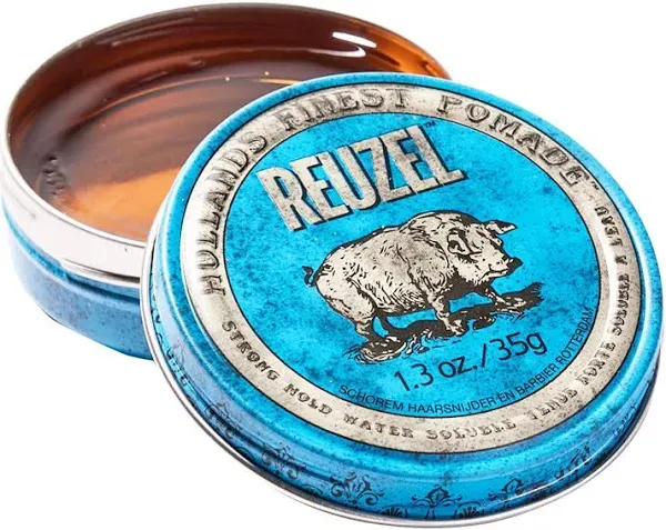 Reuzel Blue Pomade (Strong Hold, Water Soluble) 35g/1.3oz