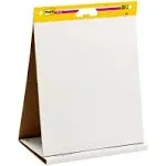 Post-it Dry Erase Tabletop Easel Unruled Pad 20 x 23 White 20 Sheets