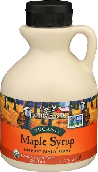 Coombs Family Farms Organic Maple Syrup, Grade A Amber Color, Rich Taste, 16... 