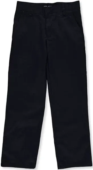 French Toast Boys' Relaxed-Fit Twill Adjustable-Waist Pants