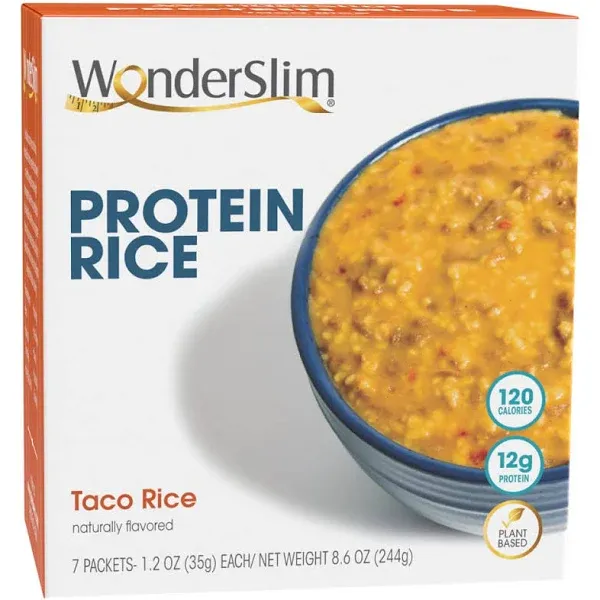 Wonderslim Plant Based Protein Rice Taco Rice