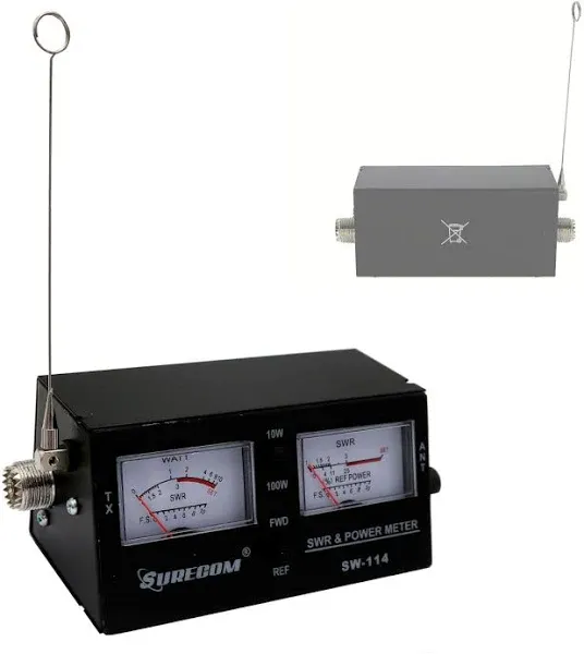 Mcbazel Surecom SW-114 SWR/RF/Field Strength Power Test Meter