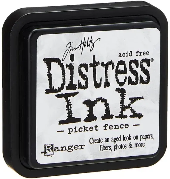 RANGER INDUSTRIES TIM40781 Ink Pad Distress Picket Fence Tim Holtz by Ranger, 7.39 x 7.59 x 1.72 cm